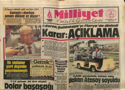 Milliyet Gazetesi - 3 Ağustos 1986 - Ver İki Milyonu Al Otona Telefonu GZ110842 - 1