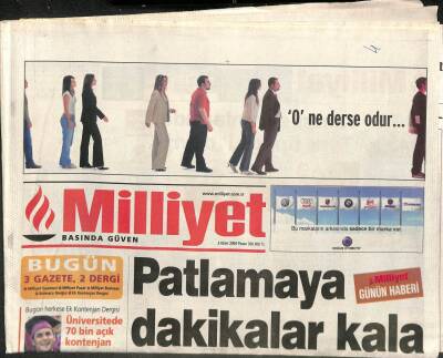 Milliyet Gazetesi 3 Ekim 2004 - Süreyya Ayhan Bilmecesi , Soruşturma Raporundaki Gerçek GZ105633 - 1