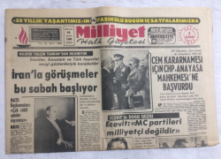 Milliyet Gazetesi 3 Haziran 1975 - İranla Görüşmeler Bu Sabah Başlıyor - GZ17725 - 1
