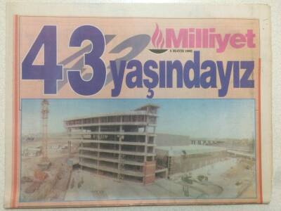 Milliyet Gazetesi 3 Mayıs 1993 - Miiliyet,43 Yaşındayız GZ51652 - 1
