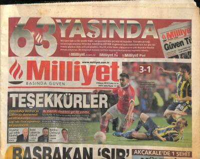 Milliyet Gazetesi 3 Mayıs 2013 - Mandela İntikam Almayı Yasakladı - Justin Bieber Fırtınası GZ124707 - 1