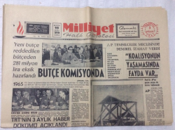 Milliyet Gazetesi 3 Nisan 1965 - Bütçe Komisyonda - GZ17112 - 2