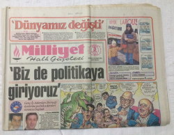 Milliyet Gazetesi 3 Ocak 1993 - Sevgi Gönülden Koalisyona Övgü - GZ15702 - 2