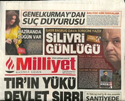 Milliyet Gazetesi 3 Ocak 2014 - TMSF Hakan Şükürü İşten Çıkardı - İlker Başbuğ Dava Sürecini Yazdı GZ100766 - 1