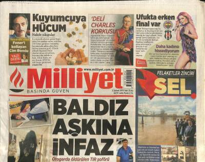 Milliyet Gazetesi 3 Şubat 2015 - ABD Ukraynaya Silah Gönderecek - Evleri Foseptik Enerjisi Isıtacak GZ106028 - 1