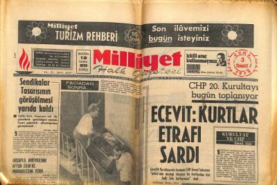 Milliyet Gazetesi - 3 Temmuz 1970 - Bülent EcevitKurtlar Etrafı Sardı GZ110786 - 1