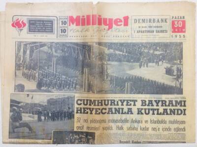 Milliyet Gazetesi 30 Ekim 1955 - Dış Ticaretimizle İlgili Yeni Kararlar GZ53759 - 1