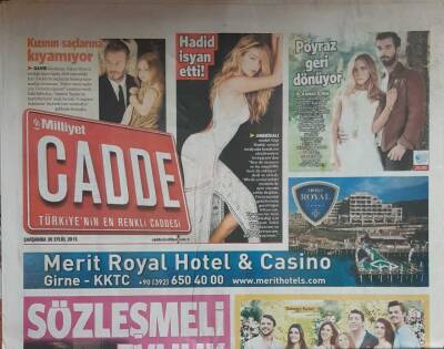 Milliyet Gazetesi 30 Eylül 2015-Vatan Şaşmazın Sözleşmeli Evliliği GZ45681 - 2