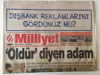 Milliyet Gazetesi - 30 Kasım 2003 - Sinagog Saldırısında Öldür Diyen Adam Yusuf Polat - GZ43960 - 2