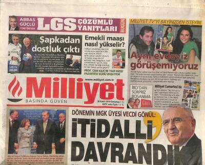 Milliyet Gazetesi 30 Kasım 2013 - Emine Erdoğan Suç Duyurusu Yaptı - Emekli Maaşı Nasıl Yükselir ? GZ115809 - 1
