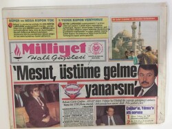 Milliyet Gazetesi 30 Mart 1993 - Kıbrısa Üçlü Hazırlık Zirvesi GZ6613 - 1
