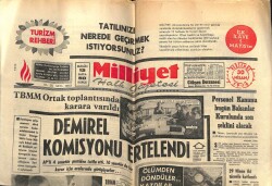 Milliyet Gazetesi 30 Nisan 1970 - Demirel Komisyonu Ertelendi GZ58847 - 1