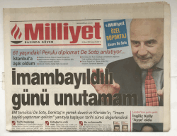Milliyet Gazetesi 30 Nisan 2004 - Evden Hazine Çıktı GZ5279 - 2