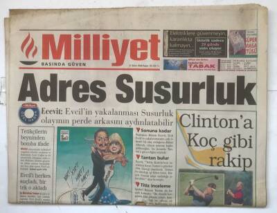 Milliyet Gazetesi 31 Ekim 1999 - Hakan Şüküre Tutuklama Kararı GZ8097 - 1