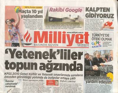 Milliyet Gazetesi 31 Mart 2015 - İranla Nükleer Müzakerede Kriz GZ113302 - 1