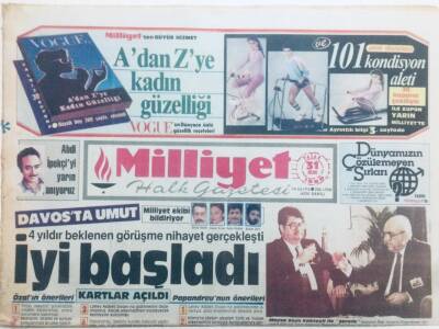 Milliyet Gazetesi 31 Ocak 1988 - Davosta Umut, Polis Esnafı Engelledi Şimdi De İşkence GZ42035 - 1