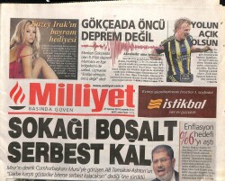 Milliyet Gazetesi 31 Temmuz 2013 - Deniz Manzaralı Giresun Çöplüğü - Gökçeada Öncü Deprem Değil GZ100086 - 2
