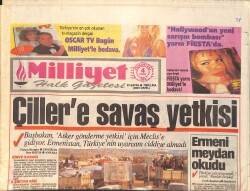 Milliyet Gazetesi 4 Eylül 1993 - Çiller'e Savaş Yetkisi - Beşiktaş Suçlusu Arıyor GZ2572 - Gökçekoleksiyon