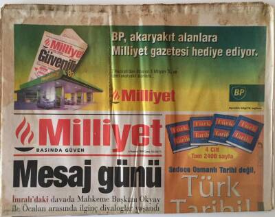 Milliyet Gazetesi 4 Haziran 1999 - Mesaj Günü İmraladaki Davada Mahkeme Başkanı Okyay İle Öcalan Arasında İlginç Diyaloglar Yaşandı GZ16165 - 1