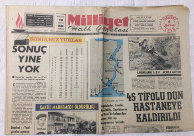 Milliyet Gazetesi 4 Kasım 1970 - Kraliçeye Armağanları Veriliyor - GZ15844 - 2