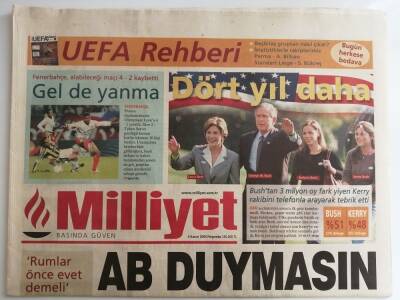 Milliyet Gazetesi 4 Kasım 2004 AB Duymasın -GZ14545 - 1