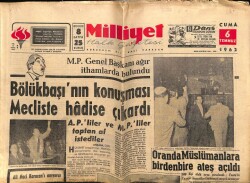 Milliyet Gazetesi 4 Mart 1963 - İnönü Plan Semere Verecek Şekilde Tatbik Edilecek GZ58850 - 2