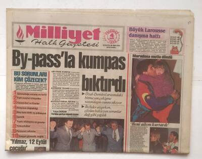 Milliyet Gazetesi 4 Mart 1993 - Maradona Mutlu Döndü GZ4120 - 1