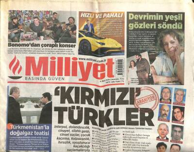 Milliyet Gazetesi 4 Mart 2015 - Doğu Perinçek Esadla Görüştü - Sivasta Yine Domuz Gribi GZ109771 - 1