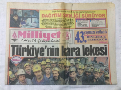 Milliyet Gazetesi 4 Mayıs 1993 - Türkiyenin Kara Lekesi - GZ15740 - 2