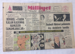 Milliyet Gazetesi 4 Nisan 1975 - Demirel Yarım Kalan Kalkınma Hamleleri Tamamlanacak - GZ17521 - 1