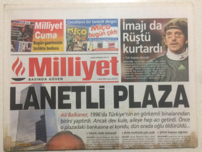 Milliyet Gazetesi 4 Nisan 2003 - Nurgül Yaşilçayın Zor Kararı, Oscarı Kaptı Podyuma Çıktı GZ24357 - 1