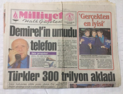 Milliyet Gazetesi 4 Ocak 1993 - Baykal Cephede - GZ15703 - 1