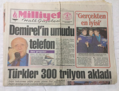 Milliyet Gazetesi 4 Ocak 1993 - Baykal Cephede - GZ15703 - 1