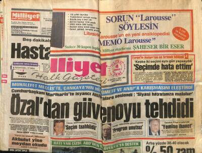 Milliyet Gazetesi 4 Temmuz 1991 - Fenerbahçeye Barselona Bombası GZ56736 - 1