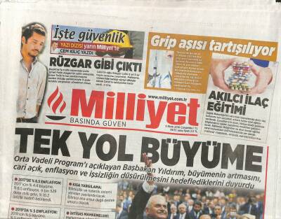 Milliyet Gazetesi 5 Ekim 2016 - Bahçeli KHK Komisyonu İsabetli - Grip Aşısı Tartışılıyor GZ109925 - 1