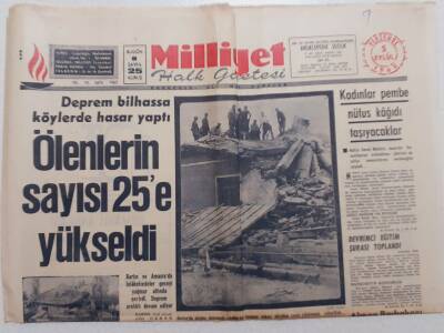 Milliyet Gazetesi - 5 Eylül 1968 - Kadınlar Pembe Nüfus Kağıdı Taşıyacaklar GZ112121 - 1