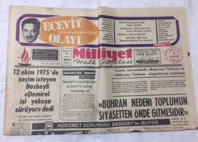 Milliyet Gazetesi 5 Kasım 1974 - Fransızların El Koyup İtalyanlara Sattığı Gemiyi Türk Kaptan Kaçırdı - GZ17133 - 2