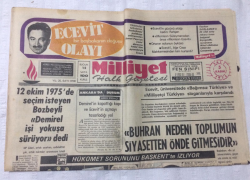 Milliyet Gazetesi 5 Kasım 1974 - Fransızların El Koyup İtalyanlara Sattığı Gemiyi Türk Kaptan Kaçırdı - GZ17133 - 1