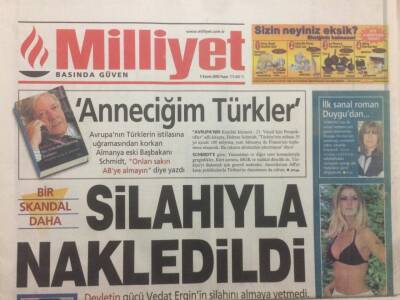 Milliyet Gazetesi 5 Kasım 2000 - Fatih Terim İlk Kez Kaybetti GZ48554 - 1