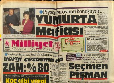 Milliyet Gazetesi - 5 Mayıs 1985 - Yumurta Mafyası,Piyasalar Bunu Konuşuyor GZ110753 - 1