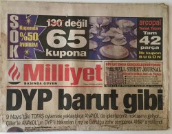 Milliyet Gazetesi 5 Mayıs 1996 - DYP Barut Gibi , Bedri Rahminin Paris Dönemi GZ16211 - 2