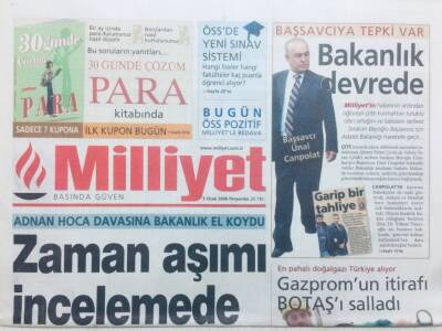 Milliyet Gazetesi 5 Ocak 2006 - Adnan Oktar Davasında Zaman Aşımı Devrede GZ43017 - 1