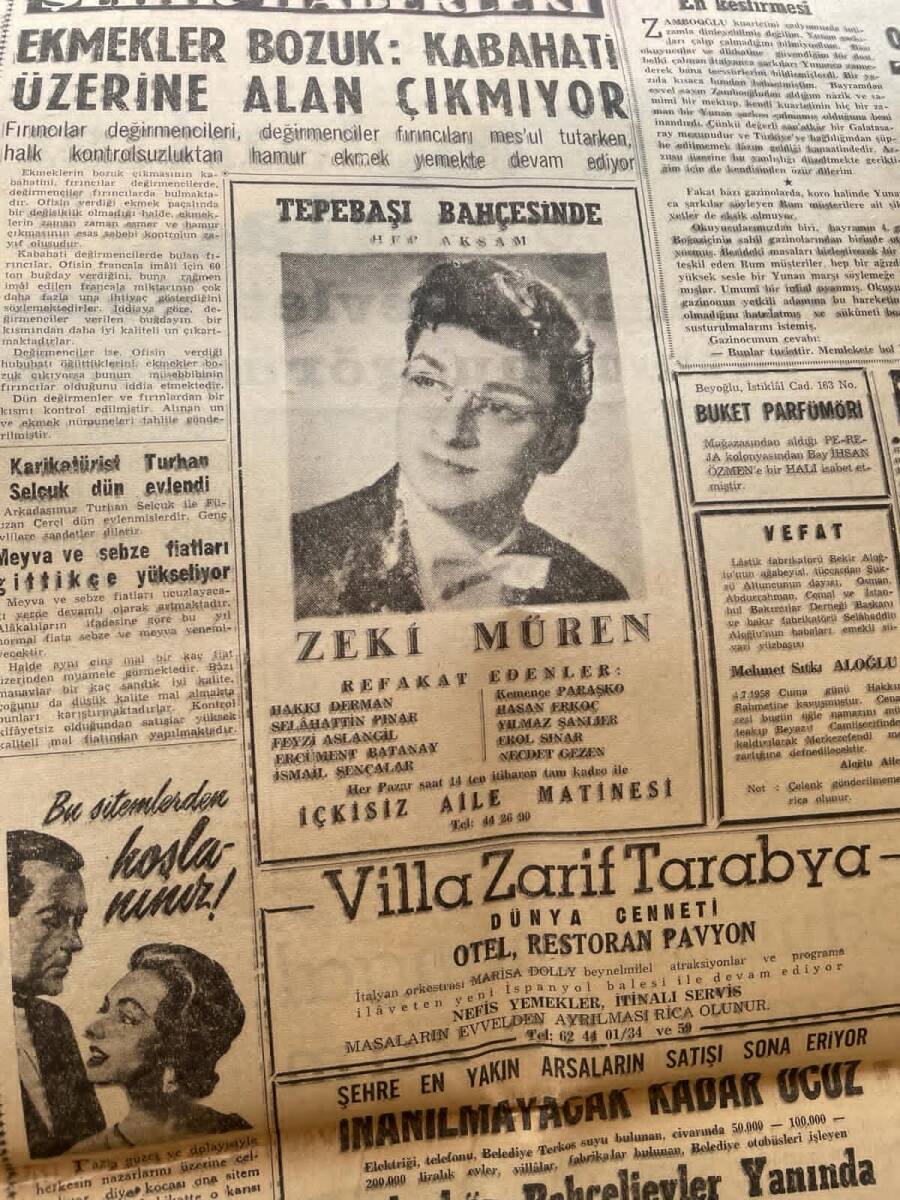 Milliyet Gazetesi 5 Temmuz 1958 - Yunanistan'ın Kıbrıs Siyaseti Değiştiriliyor - Bağdat Paktı Toplantısı İstanbul'da Yapılacak GZ140073 - 2
