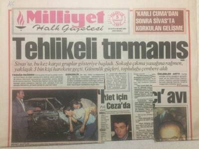 Milliyet Gazetesi 5 Temmuz 1993 - Tehlikeli Tırmanış GZ51503 - 1