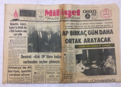 Milliyet Gazetesi 6 Aralık 1974 - IrmakÜniversitede Başı Örtülü Kızlar Görünce İçim Sızlıyor - GZ15620 - 2