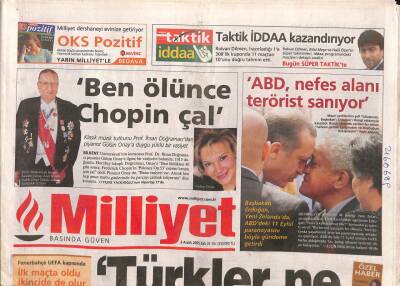 Milliyet Gazetesi 6 Aralık 2005 - Irakın Devrik Lideri Saddam Hüseyin Dün 3. Kez Yargıç Karşısındaydı GZ96876 - 1