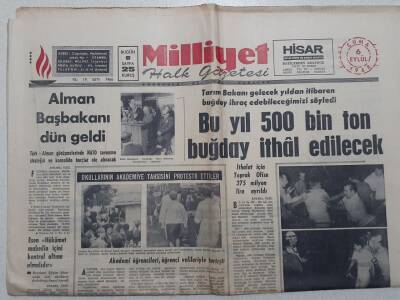 Milliyet Gazetesi - 6 Eylül 1968 - Gönül Yazar 7 Analı Babalı Çıktı GZ112123 - 1