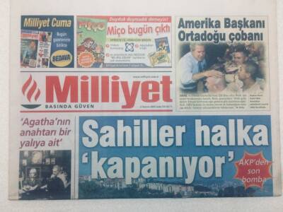Milliyet Gazetesi - 6 Haziran 2003 - Recep Tayyip Erdoğan ABye Orduyu Övdü GZ46560 - 1