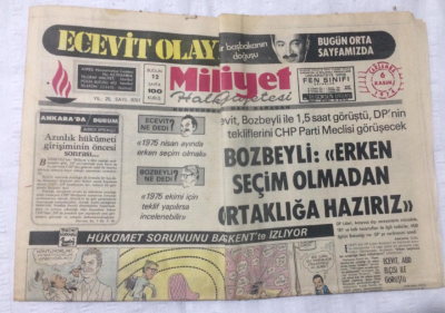 Milliyet Gazetesi 6 Kasım 1974 - 17 Bin Öğrenci Boykota Başladı - GZ17143 - 2
