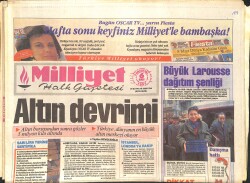 Milliyet Gazetesi 6 Mart 1993 - Bursa'da Katil Avı - Şarlo'nun Oscar'lık Hayatı GZ3778 - Gökçekoleksiyon
